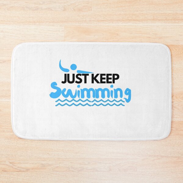 Item preview, Swimmer Quote  Just keep swimming designed and sold by salahnewdesign.