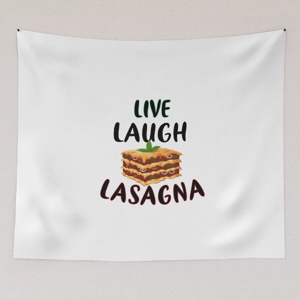 Item preview,   Live Laugh Lasagna  gift for food lovers designed and sold by ANAS    HO.