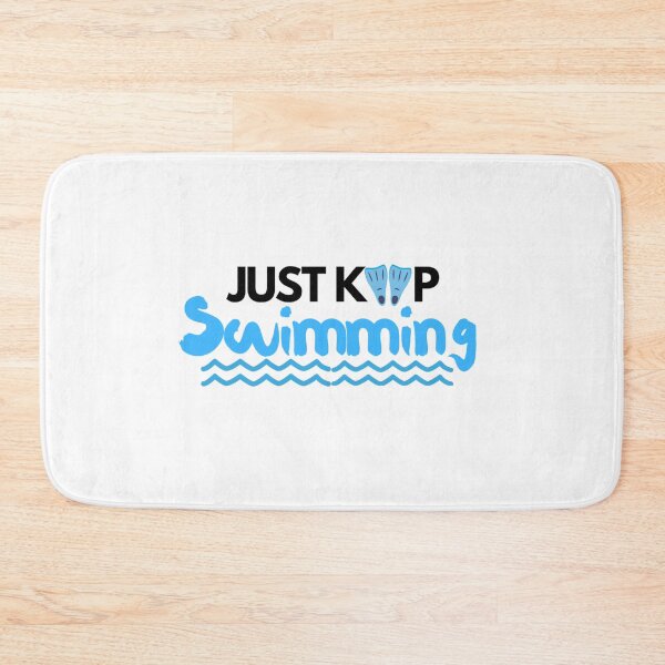 Item preview,  Swimmer Quote  Just keep swimming designed and sold by salahnewdesign.