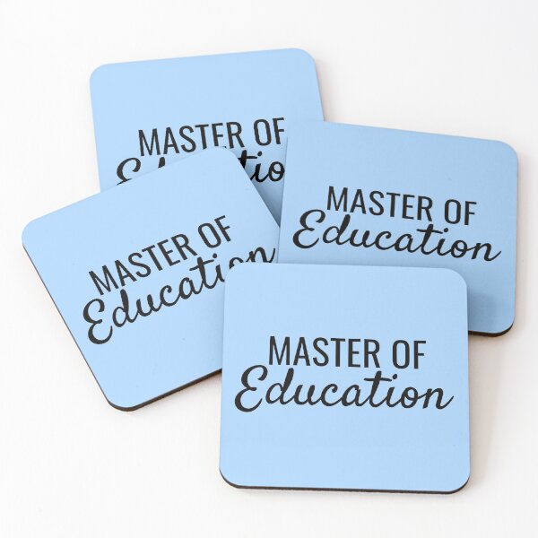 Item preview, Master of Education Block/Cursive University Text Design designed and sold by SarahJisri.