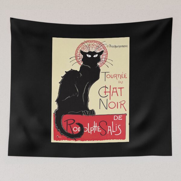 Item preview, Tournee Du Chat Noir Soon, the Black Cat Tour by Rodolphe Salis designed and sold by wovegift ★★★★★.