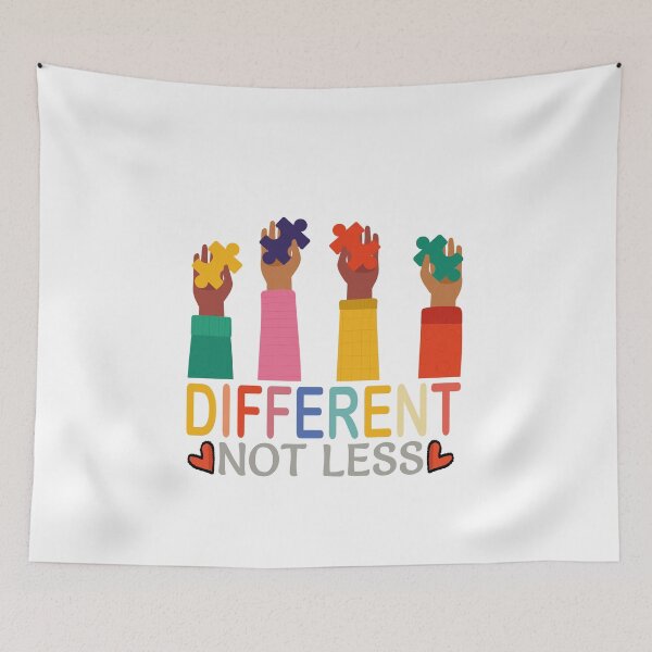 Item preview, Autism Awareness Hands | Different Not Less designed and sold by sammaq.