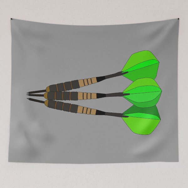 Item preview, Darts sport drawing designed and sold by Blondiabshop.