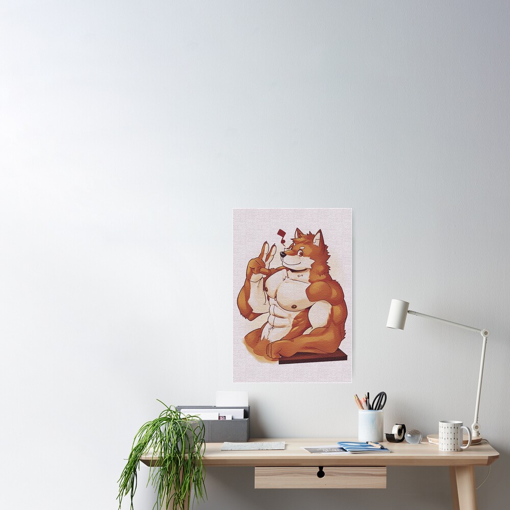 Cute And Sexy Furry Bara Bara Tiddies Bara Tits Poster By Theereko Redbubble 7433