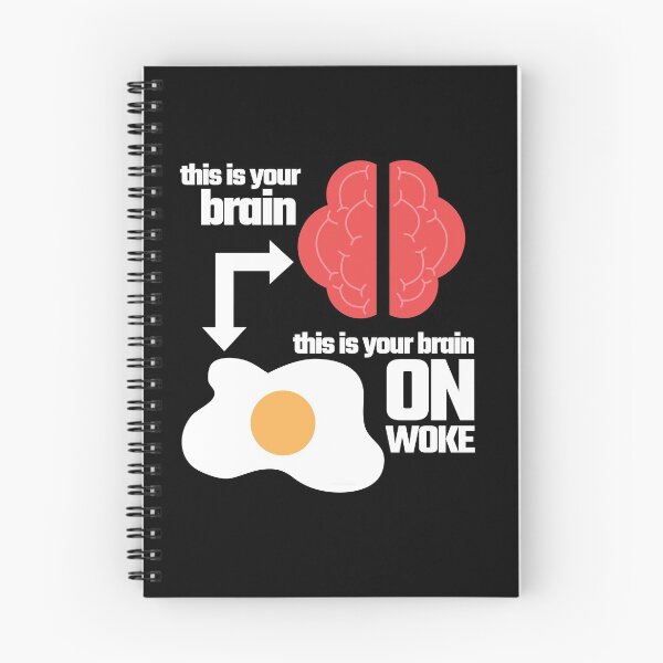 Item preview, This is your brain on WOKE. Go Woke Go Broke. A new type of brainwash that cooks the brain.  designed and sold by tiredofwinning.