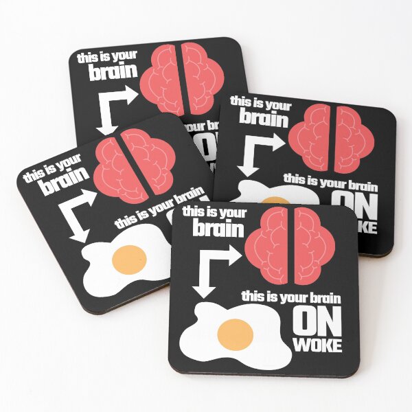 Item preview, This is your brain on WOKE. Go Woke Go Broke. A new type of brainwash that cooks the brain.  designed and sold by tiredofwinning.