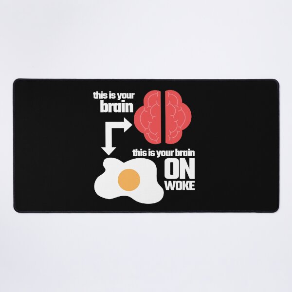 Item preview, This is your brain on WOKE. Go Woke Go Broke. A new type of brainwash that cooks the brain.  designed and sold by tiredofwinning.