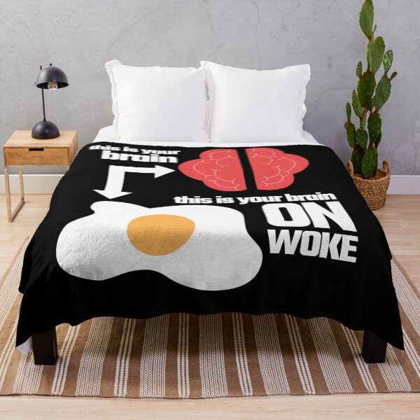 Item preview, This is your brain on WOKE. Go Woke Go Broke. A new type of brainwash that cooks the brain. designed and sold by tiredofwinning.