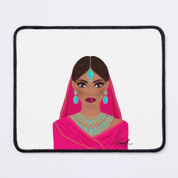 Item preview, Fuschia Pink Indian Bride designed and sold by Abida  Nazifa.