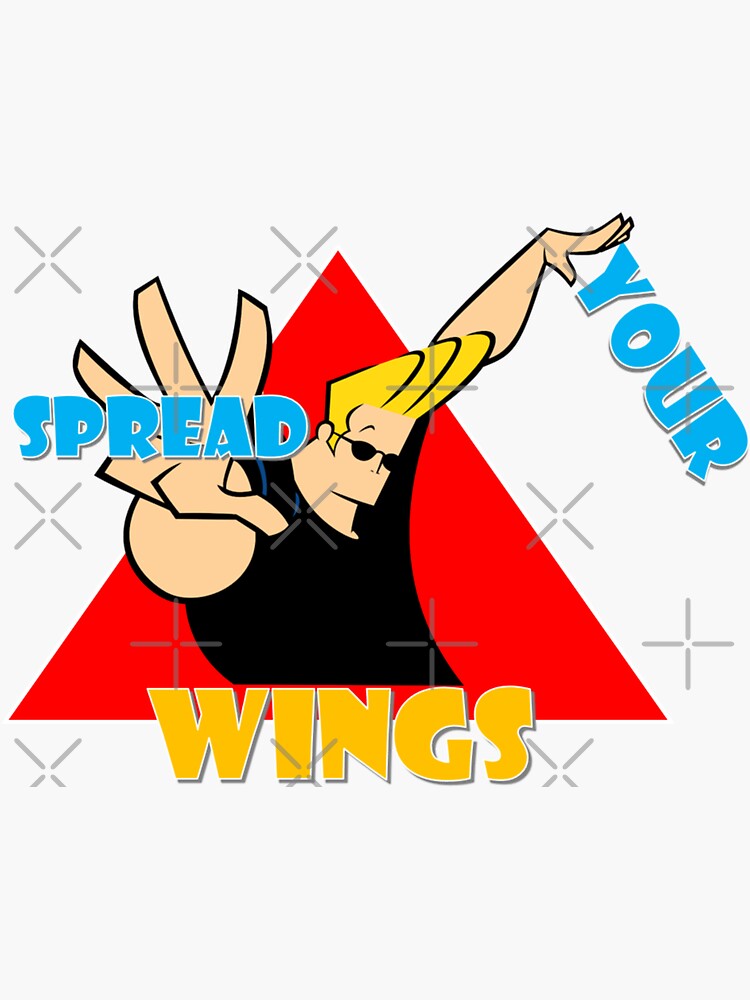 "Spread Your Wings" Sticker for Sale by JanP82 Redbubble