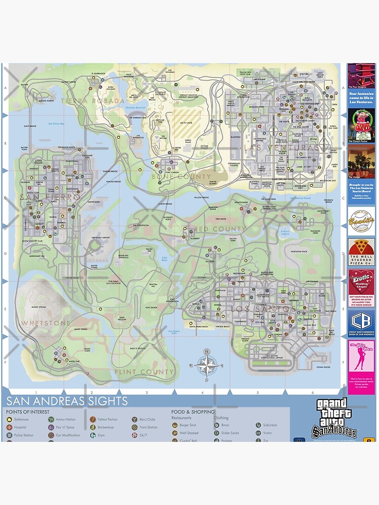 Grand Theft Auto 3 Map - Gta 3 Map - Pin