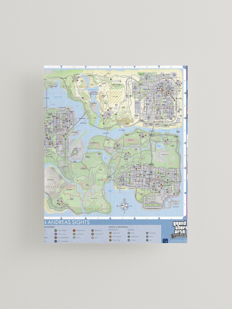 Grand Theft Auto 3 Map - Gta 3 Map - Sticker