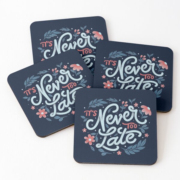 Item preview,  It's Never Too Late by Tobe Fonseca  designed and sold by Tobe Fonseca®.