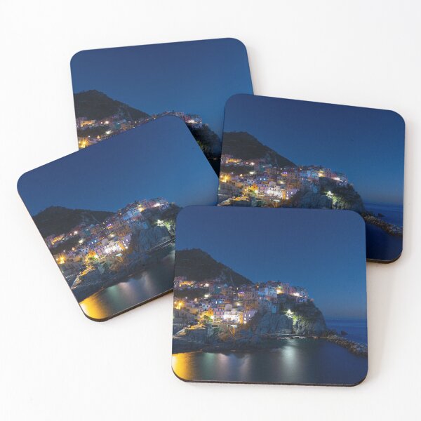 Item preview, Blue hour in Manarola designed and sold by pietrofoto.
