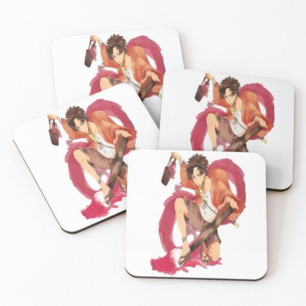 Item preview, male anime character, samurai champloo, mugen, white background essential t-shirt essential t-shirt designed and sold by Casa Barata.