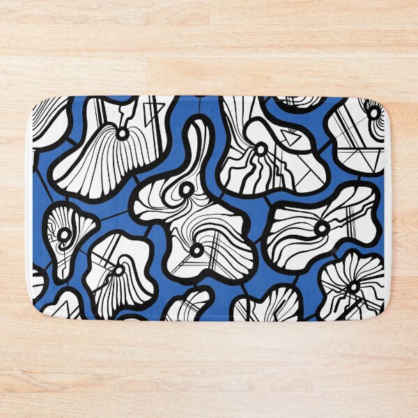 Item preview,  Vivant Geometry, dark blue, white & black designed and sold by StudioDante.