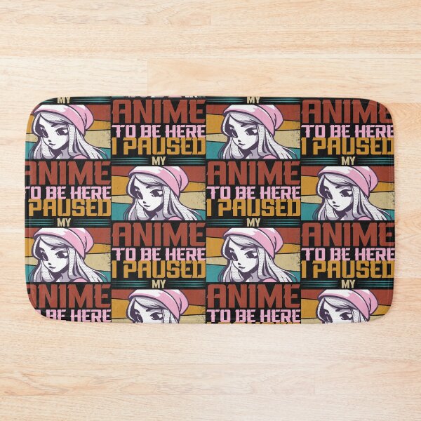 Item preview, Funny Anime Lovers Saying - I Paused My Anime To Be Here designed and sold by Theparticular.