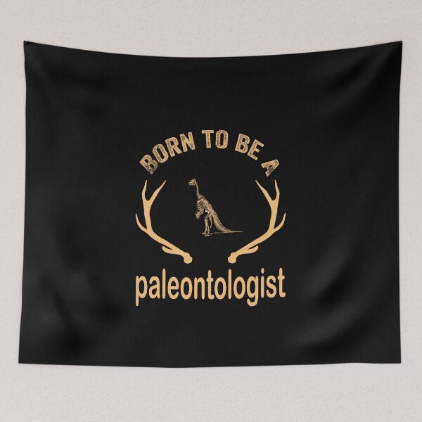 Item preview,  Born to be a paleontologist, paleontology school dinosaurs lover designed and sold by boyastore.