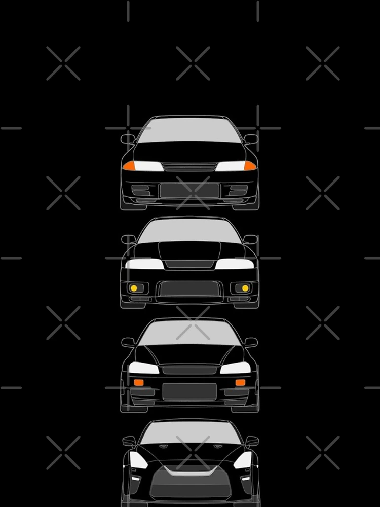 Thumbnail 4 of 4, iPhone Case, Nissan Skyline R32 R33 R34 R35 GTR designed and sold by EdimDesign.