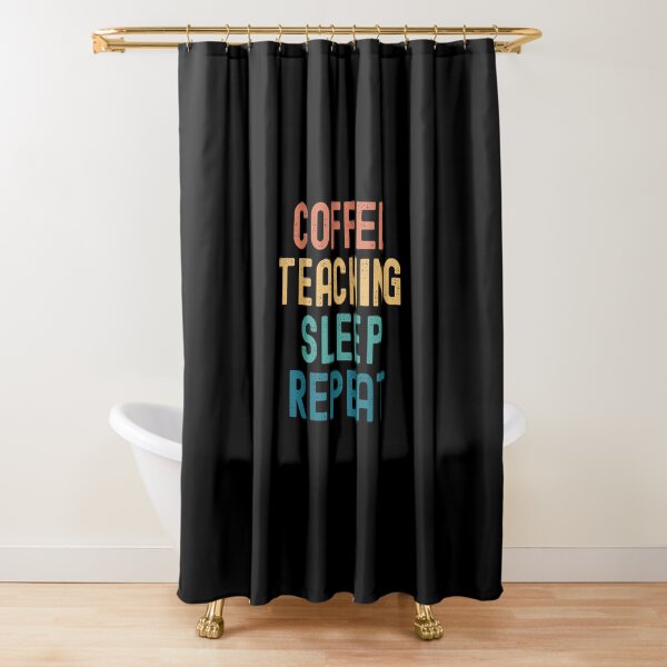 Item preview, Coffee Teaching Sleep Repeat - Funny Teaching & Coffee Gift designed and sold by kindxinn.