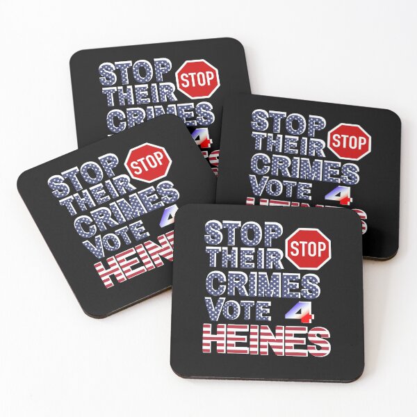 Item preview, Stop Their Crimes Vote For Heines Merchandise designed and sold by Heinessight Merch.