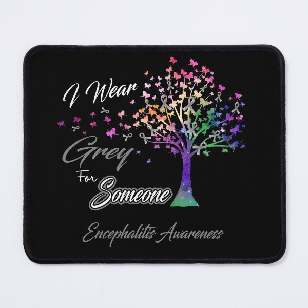 Item preview, Ribbon Tree I Wear Grey For Someone Encephalitis Awareness designed and sold by Tadmab.