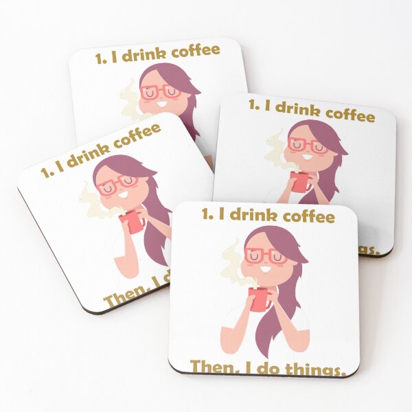 Item preview, Primero bebo café. Entonces hago cosas - Funny coffe meme - camiseta designed and sold by DZepcan.