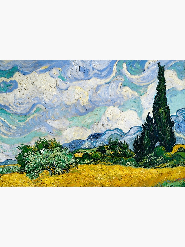 Van Gogh Jigsaw Puzzle - Wheat Field with Cypresses (1889) Jigsaw