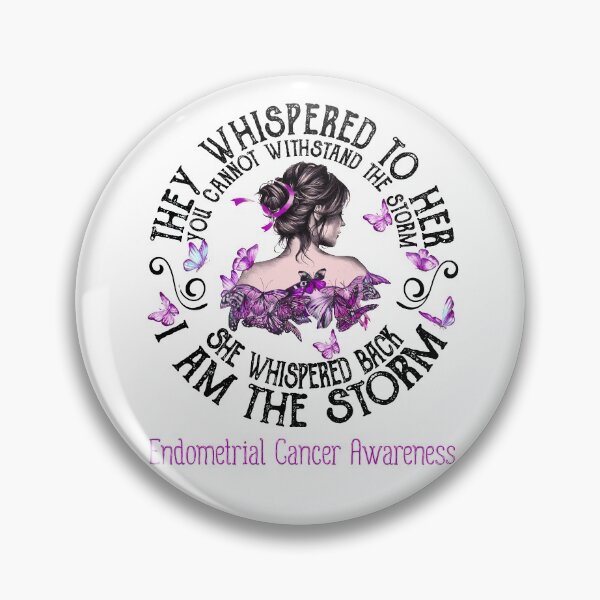 Item preview, Women Endometrial Cancer Warrior I Am The Storm designed and sold by Grooffos.