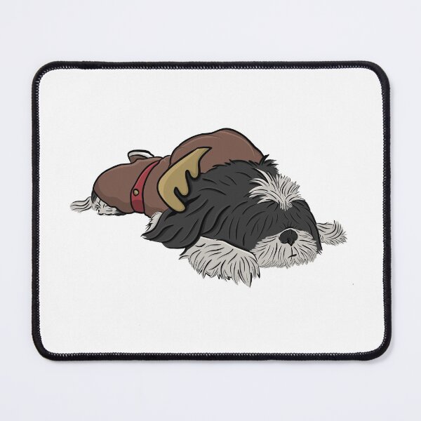 Item preview, Sleeping Shi Tzu in reindeer costume designed and sold by littlethistle.