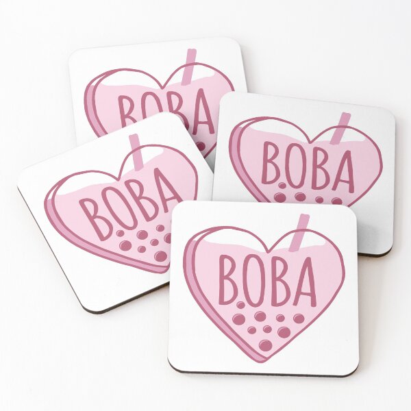 Item preview, Boba heart pink designed and sold by MamSelle.