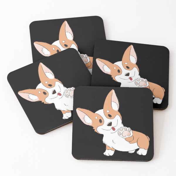 Item preview, Waving Corgi designed and sold by Artemis_Animalium.