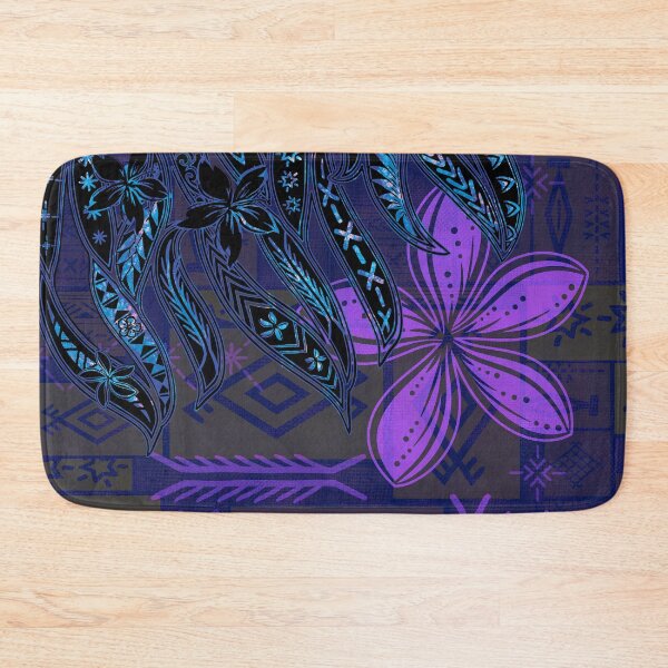 Item preview, Samoan Purple Malu Mana Tribal Collage designed and sold by sunnthreads.