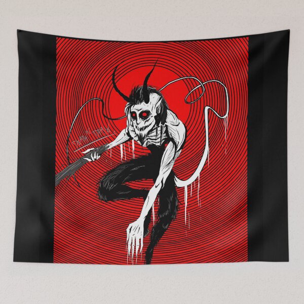 Item preview, Krampus designed and sold by DeathandDraw.