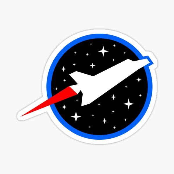 Space Shuttle Emblem Sticker