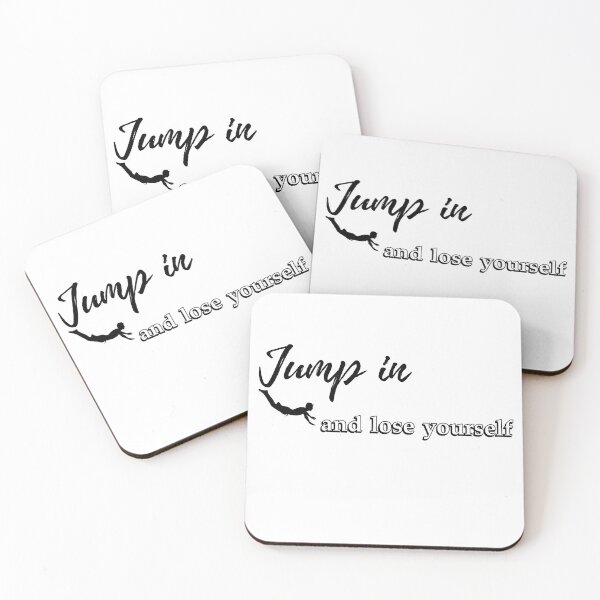 Item preview, Swimmer Quote :Jump in and lose yourself designed and sold by bero4.