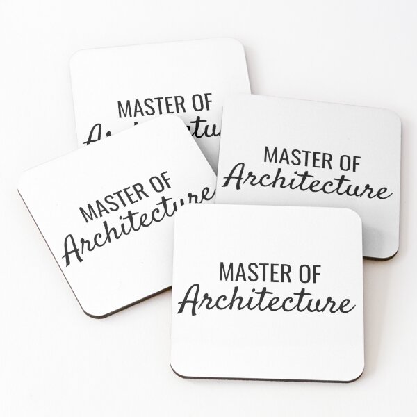 Item preview, Master of Architecture Block/Cursive University Text Design designed and sold by SarahJisri.