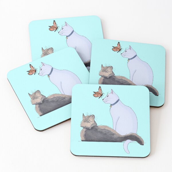 Item preview, Curious cats designed and sold by Natalie Kidd.