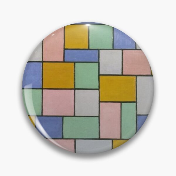 Item preview, Abstract colored grid- composition by Theo Van Doesburg designed and sold by Byfab.