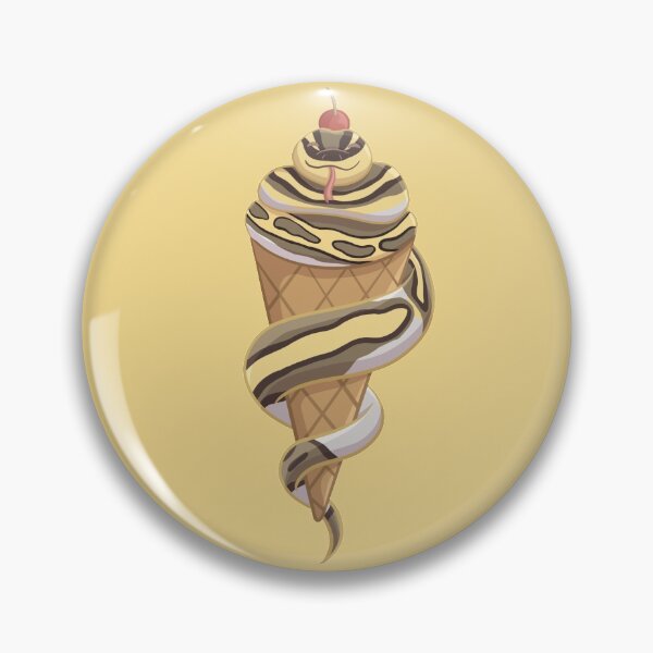 Item preview, Vanilla Ice Cream Cone - Vanilla - Ball Python designed and sold by Nerdynoods.
