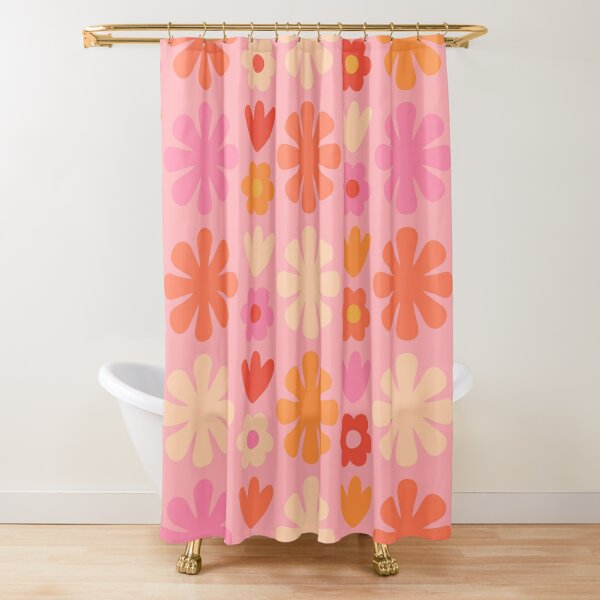 Pink Watercolor Roses Boho Shower Curtain – The Boho Berry