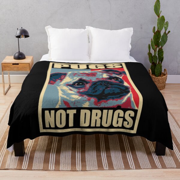 Item preview, Pugs Not Drugs designed and sold by That's Bullshirt.