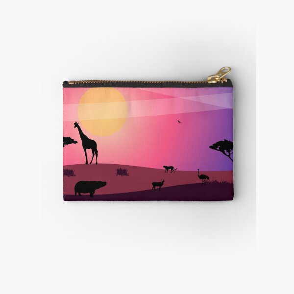 Aperçu de l'œuvre Belle faune africaine au coucher du soleil II créée et vendue par Precious  Chinula.