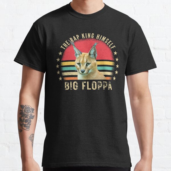 Big Floppa My Beloved Caracal Cat Meme - Camiseta con cuello en V para mujer