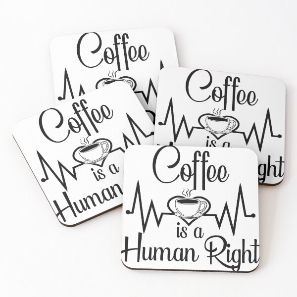 Item preview, Great Good Coffee Is A Human Right, Best Coffee Drink Quotes For Caffeine Lover  designed and sold by hattem.
