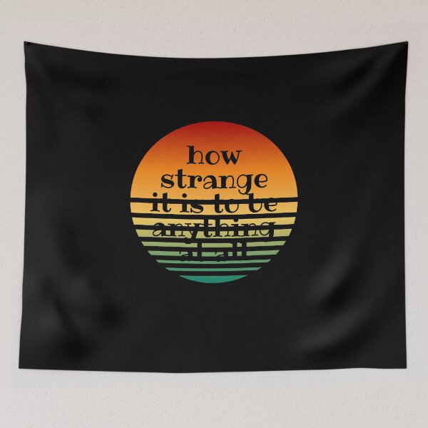 Item preview, Neutral Milk Hotel - How Strange It Is To Be Anything At All Floral Poster designed and sold by dzairshirts.