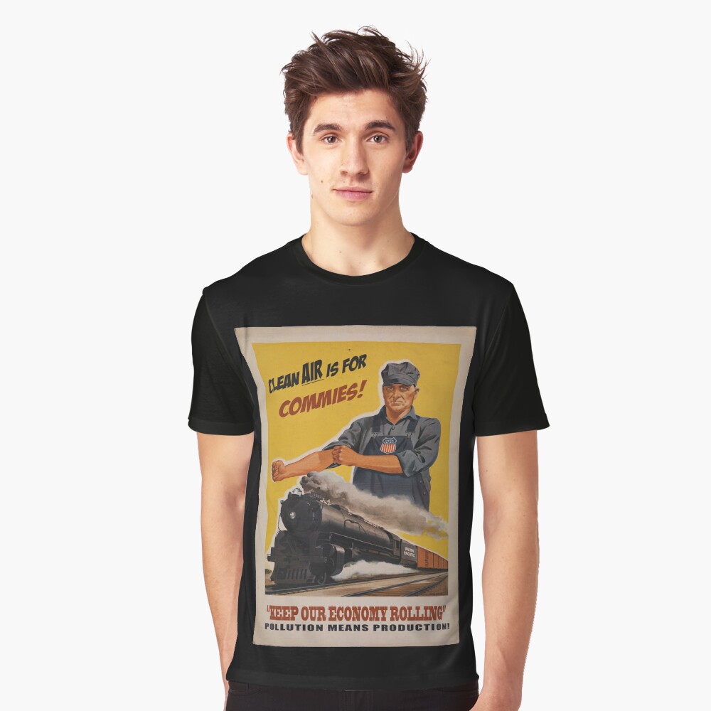 "Clean Air is for Commies" Poster for Sale by That's Bullshirt | Redbubble
