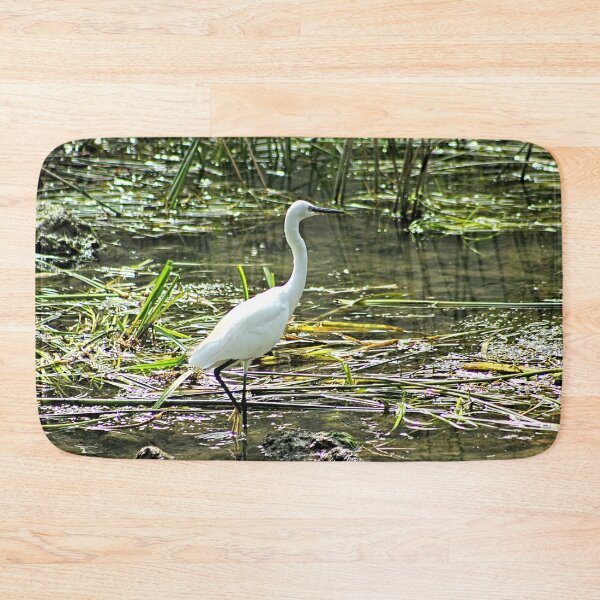 Item preview, White Great Egret Wading River 2 designed and sold by worldways.