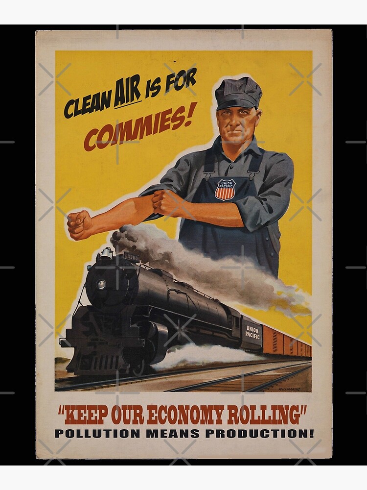 Disover Clean Air is for Commies Premium Matte Vertical Poster