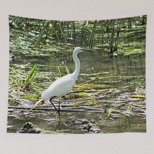 Item preview, White Great Egret Wading River 2 designed and sold by worldways.